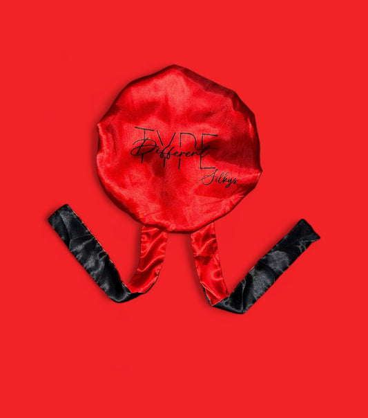 Black/ Red Reversible Bonnets