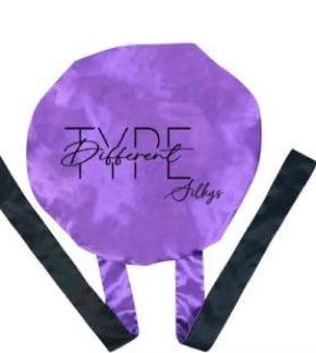 Black/Purple Reversible Bonnets